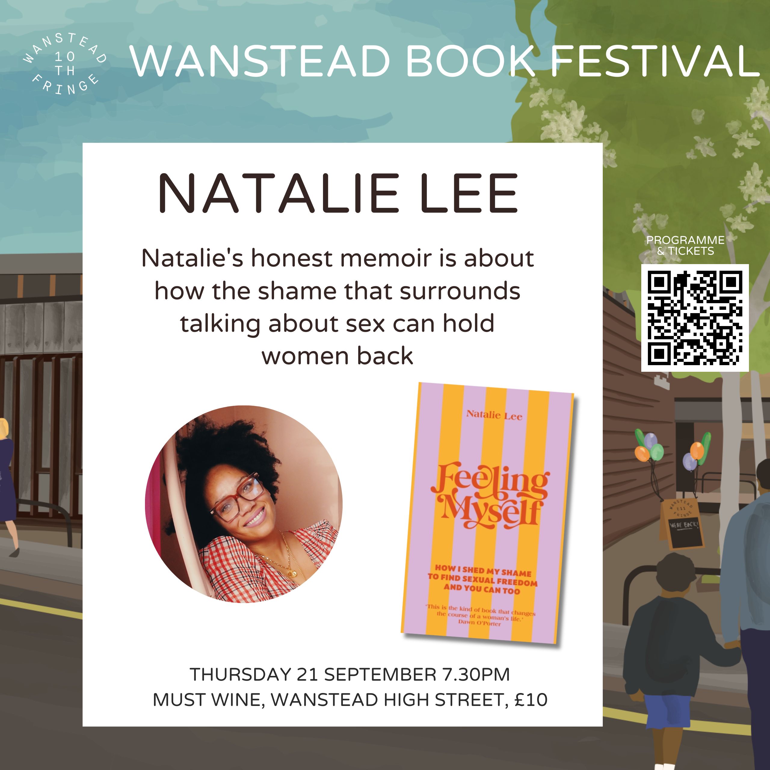 Wanstead Book Festival presents: Natalie Lee – WANSTEAD FRINGE