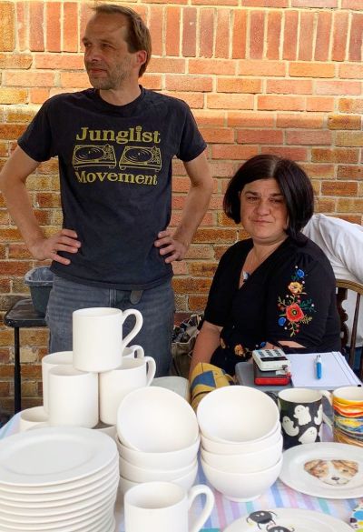 Ceramics workshop at street party