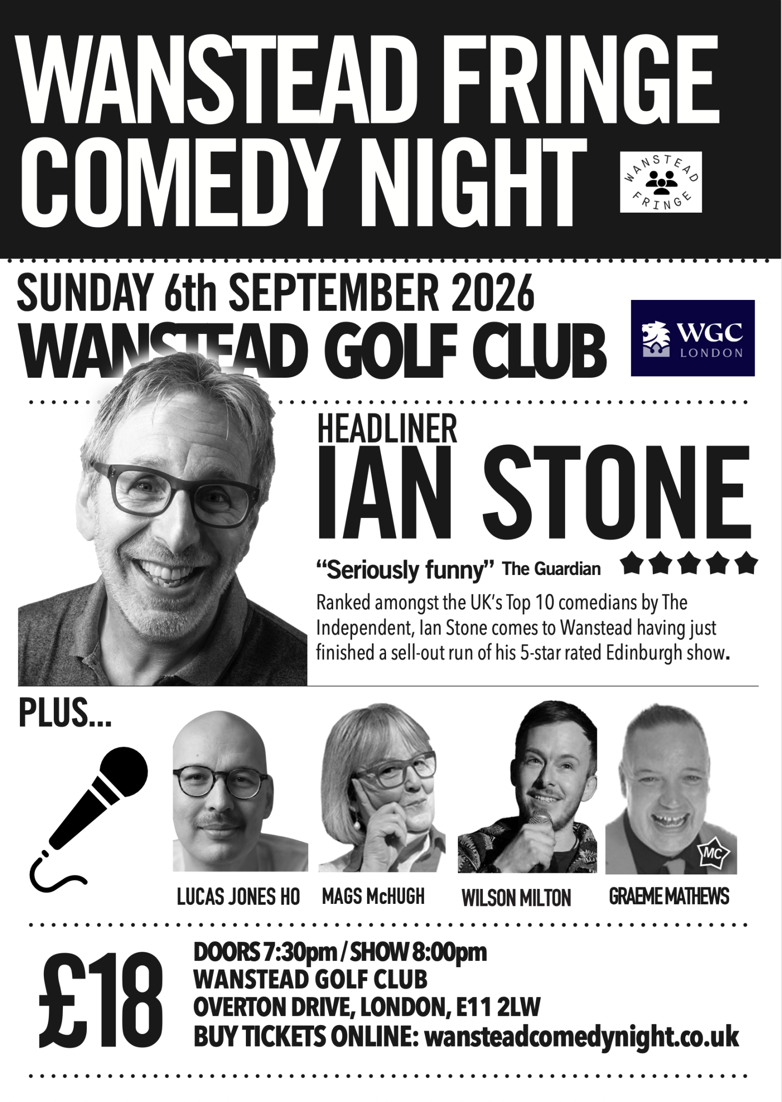 Wanstead Fringe Comedy Night 1