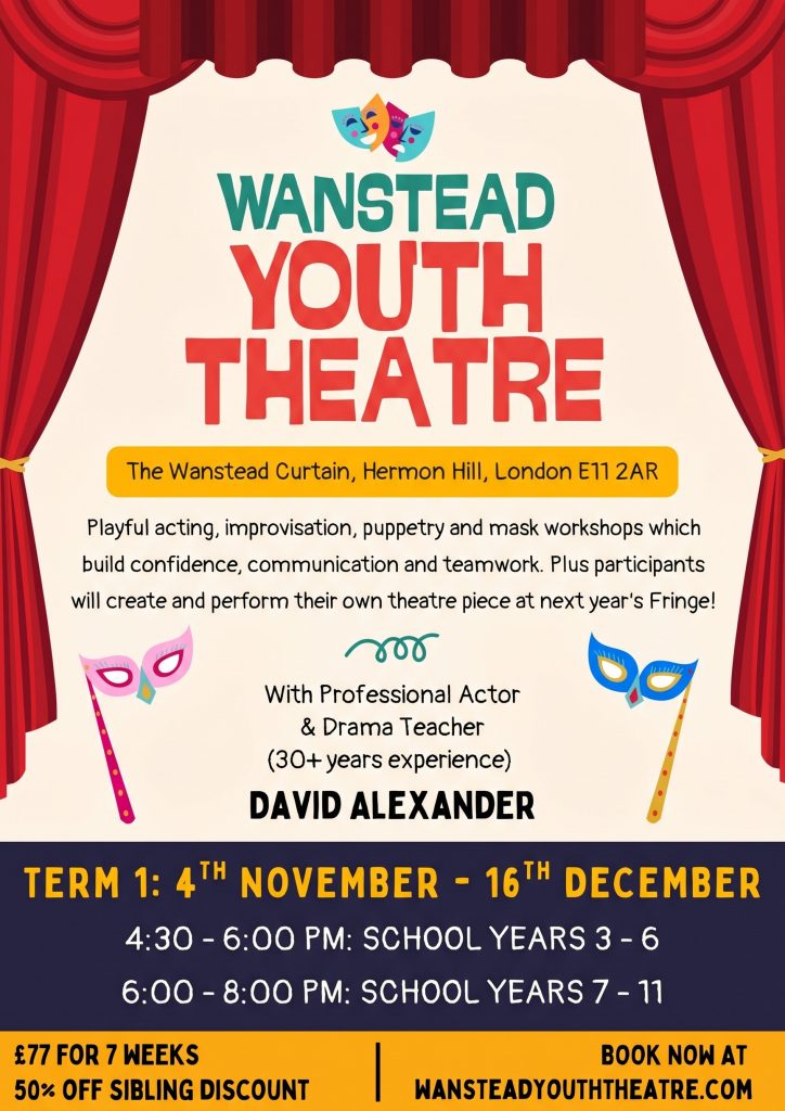 Wanstead Youth Theatre - Y7-Y11 Club (Autumn Term)